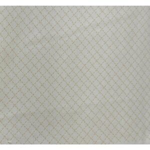 Garden View Pale Yellow Cotton Fabric 1/2 yard x 44" Trellis Design Free Spirit